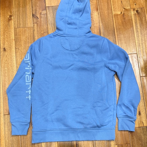 NWOT Women’s Carhartt Light Blue Hoodie - Picture 7 of 7